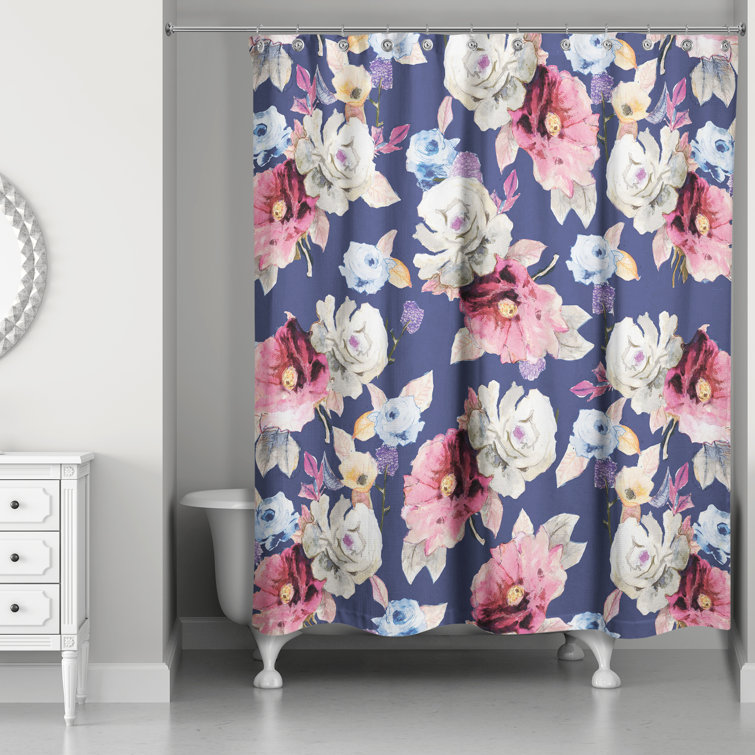 Darby Home Co Arnott Floral Shower Curtain Wayfair